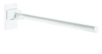 Delabie Be-Line nouseva tukitanko,  Ø42, P.650, alumiini / valkoinen