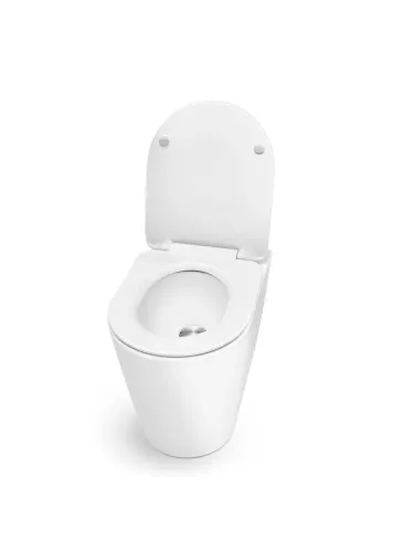 Uridan Compass waterless unisex urinal, floor-mounting, white