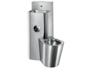 Delabie Combi KOMPACT WC + pesuallas huoltolaatikolla