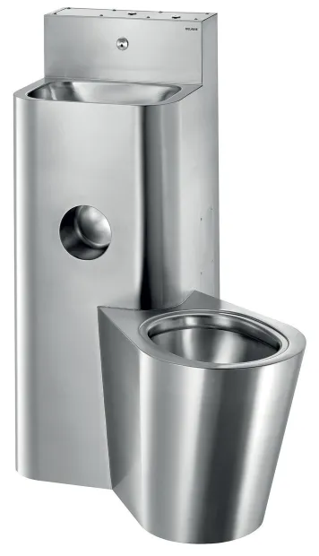 Delabie COMBI KOMPACT wc + allasyhdistelmä, huuhtelusäiliöllä, lattiamalli, RST