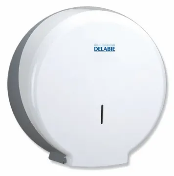 Delabie Hypoereco Jumbo 400m WC-paperiteline, valkoista ABS muovia
