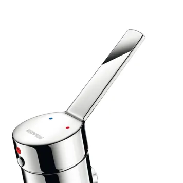 BIOSAFE mechanical basin mixer H95 no waste, solid lever