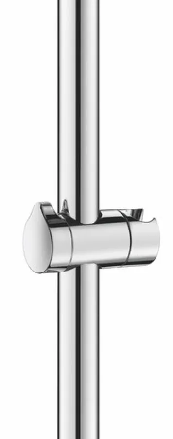 Shower head holder chrome plated metal for bar Ø25 & Ø32