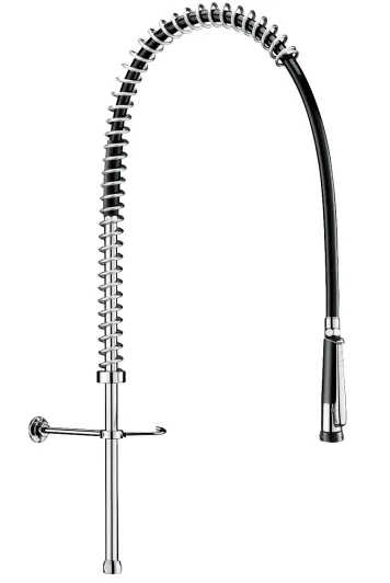 Pre-rinse set with hand spray 433010 no vlv, short col F3/4"