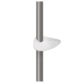 Be-Line white sliding soap dish for Be-Line bars