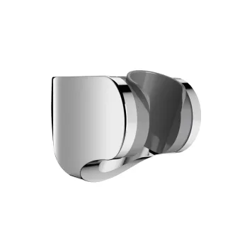 Adjustable shower head holder, chrome-plated