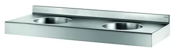 Delabie DUPLO RP ryhmäpesuallas, 1200x500mm, ilman hanareikiä