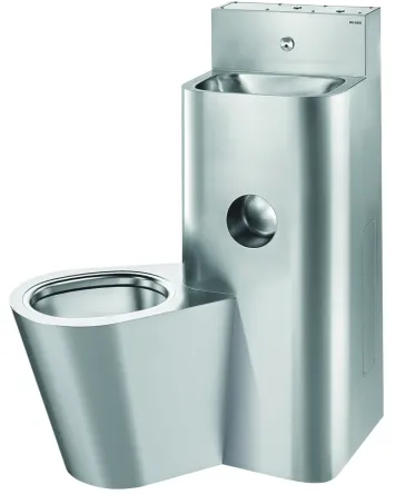 Delabie COMBI KOMPACT wc + allas yhdistelmä, huuhtelusäiliöllä, lattiamalli