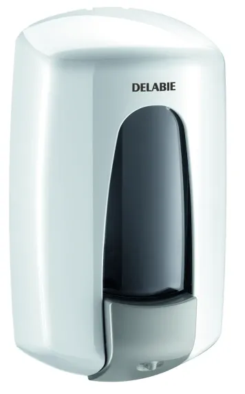 Delabie saippua-annostelija 0.9L, ABS valkoinen